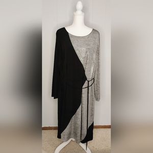 Grey and Black Sandra Darren Dress